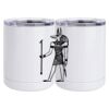 10 oz. White Stainless Steel Short Tumbler Thumbnail