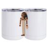 10 oz. White Stainless Steel Short Tumbler Thumbnail