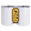 10 oz. White Stainless Steel Short Tumbler Thumbnail