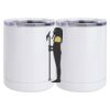 10 oz. White Stainless Steel Short Tumbler Thumbnail