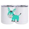 10 oz. White Stainless Steel Short Tumbler Thumbnail