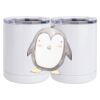 10 oz. White Stainless Steel Short Tumbler Thumbnail
