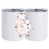 10 oz. White Stainless Steel Short Tumbler Thumbnail