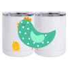 10 oz. White Stainless Steel Short Tumbler Thumbnail