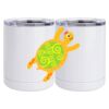 10 oz. White Stainless Steel Short Tumbler Thumbnail