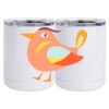 10 oz. White Stainless Steel Short Tumbler Thumbnail