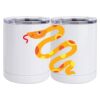 10 oz. White Stainless Steel Short Tumbler Thumbnail