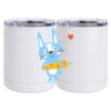 10 oz. White Stainless Steel Short Tumbler Thumbnail