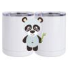 10 oz. White Stainless Steel Short Tumbler Thumbnail