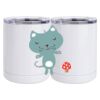 10 oz. White Stainless Steel Short Tumbler Thumbnail