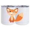 10 oz. White Stainless Steel Short Tumbler Thumbnail
