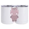 10 oz. White Stainless Steel Short Tumbler Thumbnail