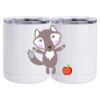10 oz. White Stainless Steel Short Tumbler Thumbnail