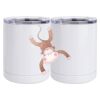 10 oz. White Stainless Steel Short Tumbler Thumbnail