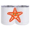10 oz. White Stainless Steel Short Tumbler Thumbnail