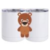10 oz. White Stainless Steel Short Tumbler Thumbnail