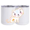 10 oz. White Stainless Steel Short Tumbler Thumbnail