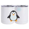 10 oz. White Stainless Steel Short Tumbler Thumbnail