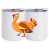 10 oz. White Stainless Steel Short Tumbler Thumbnail