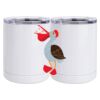 10 oz. White Stainless Steel Short Tumbler Thumbnail