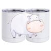 10 oz. White Stainless Steel Short Tumbler Thumbnail