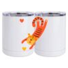 10 oz. White Stainless Steel Short Tumbler Thumbnail