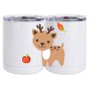 10 oz. White Stainless Steel Short Tumbler Thumbnail