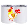 10 oz. White Stainless Steel Short Tumbler Thumbnail
