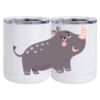 10 oz. White Stainless Steel Short Tumbler Thumbnail