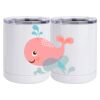 10 oz. White Stainless Steel Short Tumbler Thumbnail
