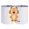 10 oz. White Stainless Steel Short Tumbler Thumbnail