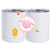 10 oz. White Stainless Steel Short Tumbler Thumbnail