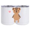 10 oz. White Stainless Steel Short Tumbler Thumbnail