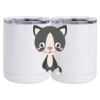 10 oz. White Stainless Steel Short Tumbler Thumbnail