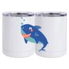 10 oz. White Stainless Steel Short Tumbler Thumbnail