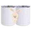 10 oz. White Stainless Steel Short Tumbler Thumbnail