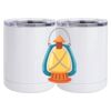 10 oz. White Stainless Steel Short Tumbler Thumbnail