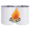 10 oz. White Stainless Steel Short Tumbler Thumbnail