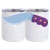 10 oz. White Stainless Steel Short Tumbler Thumbnail