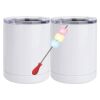 10 oz. White Stainless Steel Short Tumbler Thumbnail