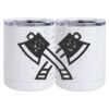 10 oz. White Stainless Steel Short Tumbler Thumbnail