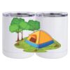 10 oz. White Stainless Steel Short Tumbler Thumbnail