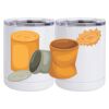 10 oz. White Stainless Steel Short Tumbler Thumbnail