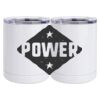 10 oz. White Stainless Steel Short Tumbler Thumbnail