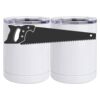10 oz. White Stainless Steel Short Tumbler Thumbnail