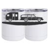 10 oz. White Stainless Steel Short Tumbler Thumbnail