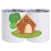 10 oz. White Stainless Steel Short Tumbler Thumbnail