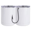 10 oz. White Stainless Steel Short Tumbler Thumbnail