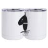 10 oz. White Stainless Steel Short Tumbler Thumbnail