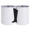10 oz. White Stainless Steel Short Tumbler Thumbnail